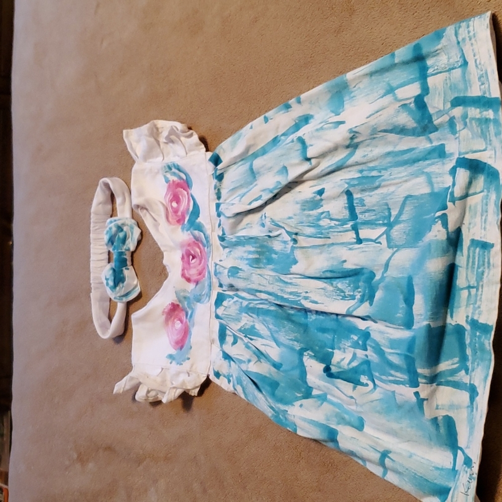 Girls dress with head band